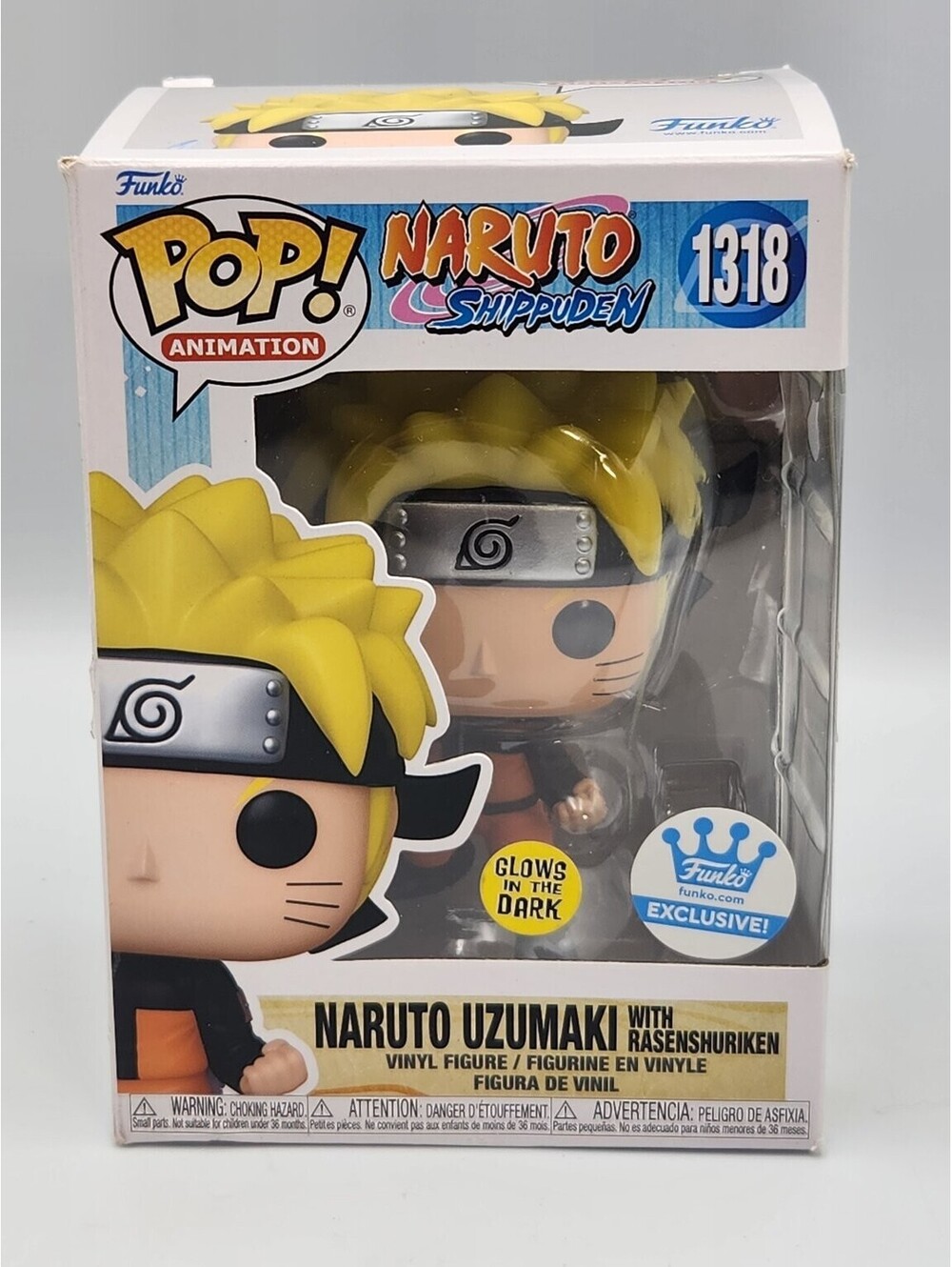 Funko Pop! Naruto Shippuden Naruto Uzumaki with Rasenshuriken 1318 - R4